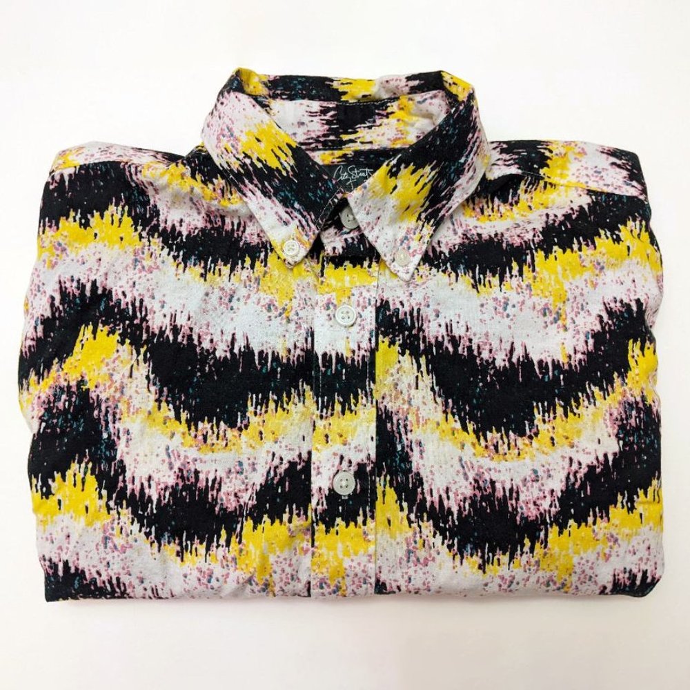 City Streets | Multi-colored Short Sleeve Button Up Shirt | S